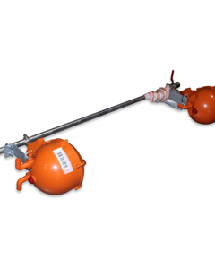 Wasserwand 2E mit Kugeltank 3 Linien Nova-250